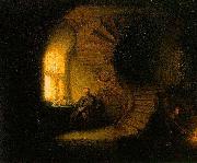 The Philosopher in Meditation, Rembrandt